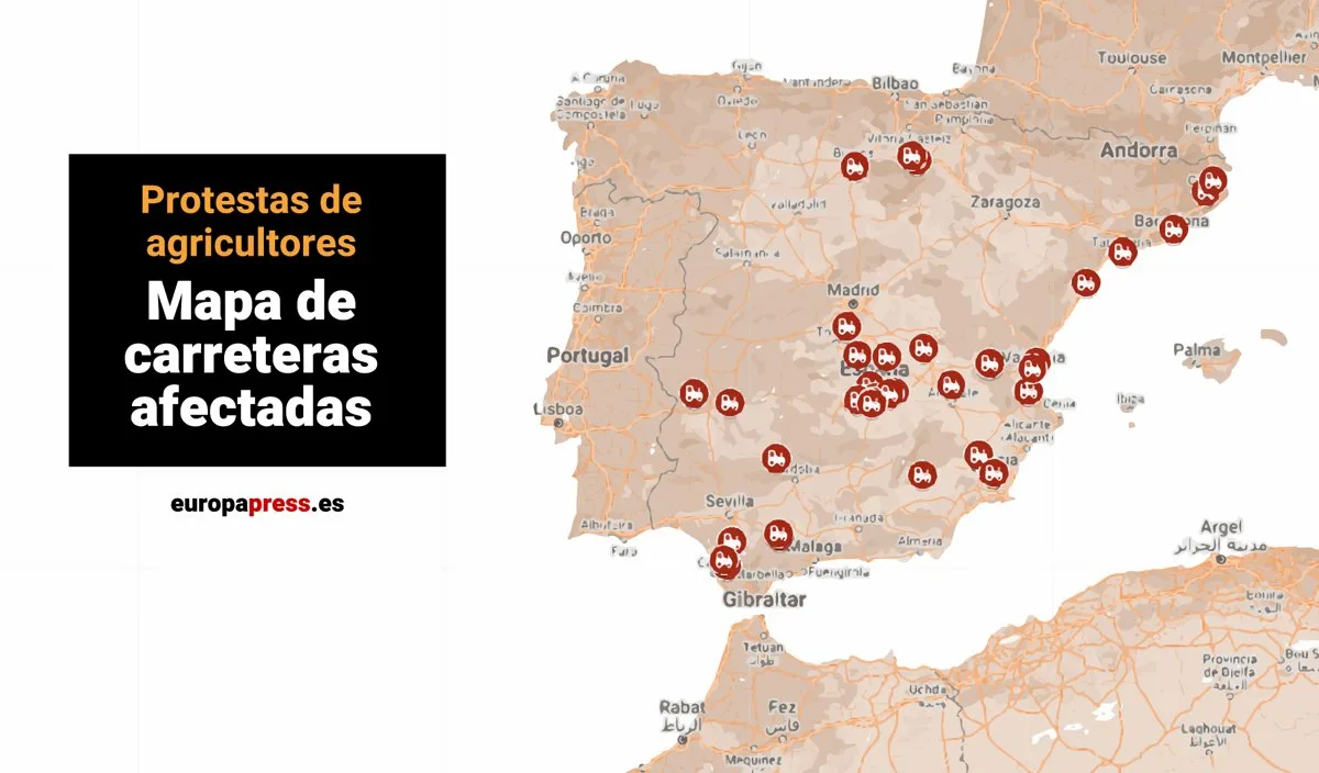 1707315362 Mapa De Cortes De Trafico Provocados Por Las Protestas De.jpg