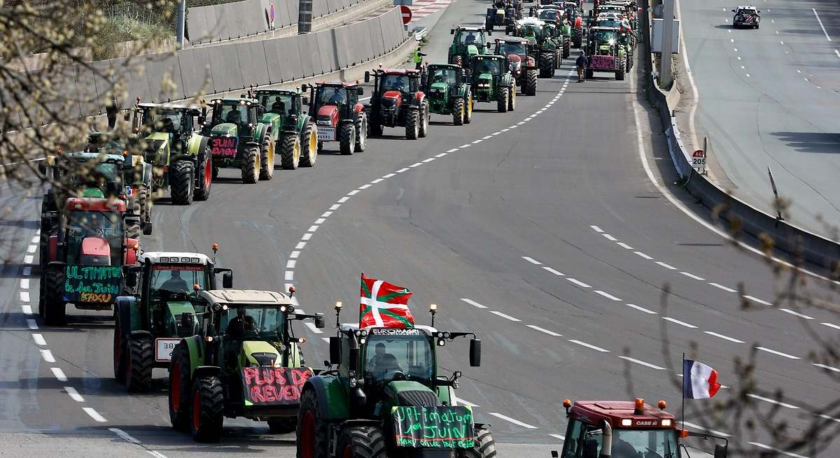 Los agricultores extienden protestas en marzo